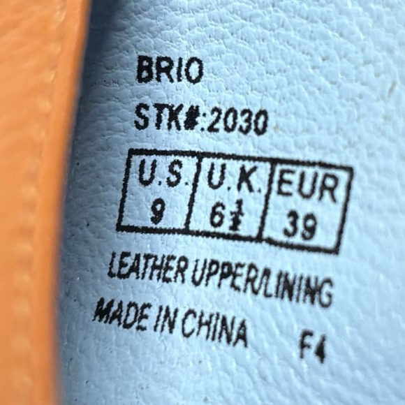 Juil Brio Leather Grounding Earthing Sandals Copper Orange Women's Sz 9 US - Picture 8 of 8